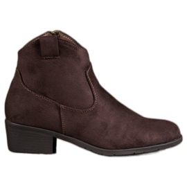 Filippo Bottes de cowboy en daim brun