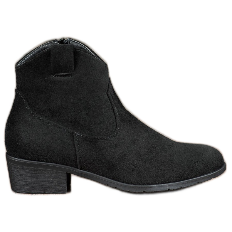 Filippo Bottes de cowboy en daim le noir