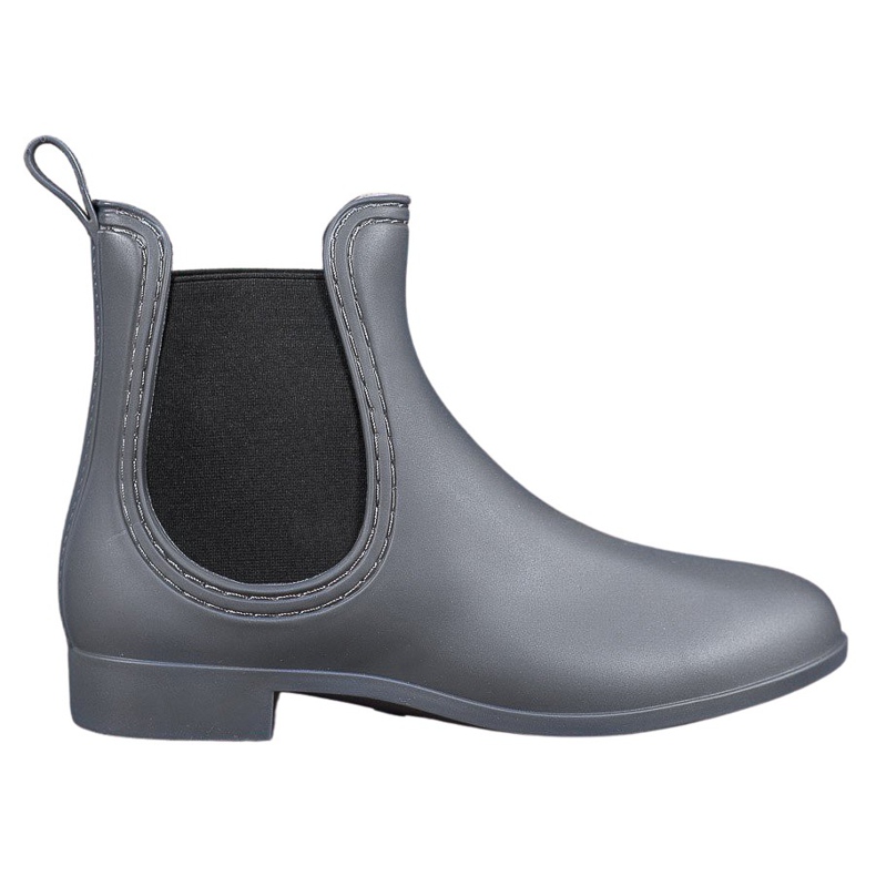 SHELOVET Bottes de pluie à enfiler gris