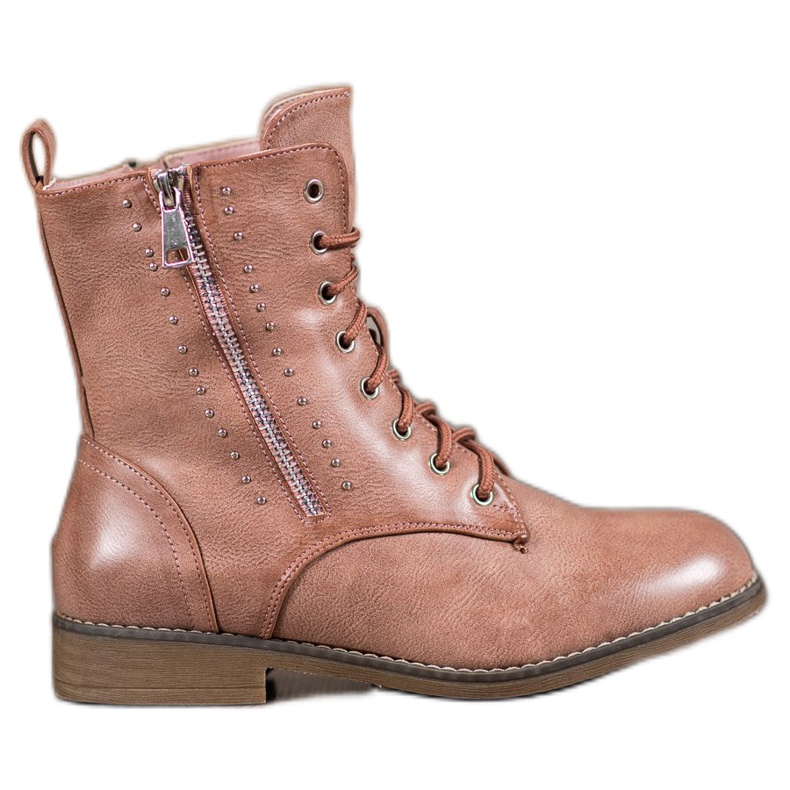 SHELOVET Bottes à lacets brun SHELOVET Bottes à lacets brun