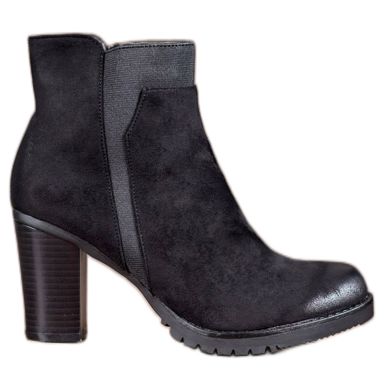 S. BARSKI Bottes noires pour femmes le noir S. BARSKI Bottes noires pour femmes le noir