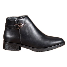 JESSI Bottines noires avec ornement