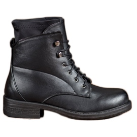 Bestelle Bottines à lacets classiques le noir