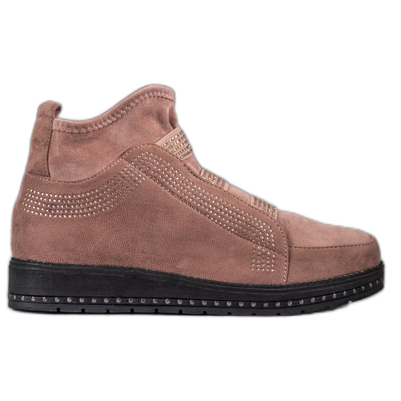 SHELOVET Chaussures à enfiler pour femmes rose