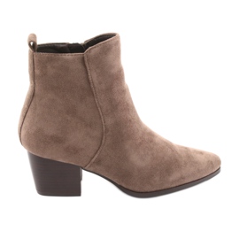 Bottines en daim Taupe Filippo 922 brun