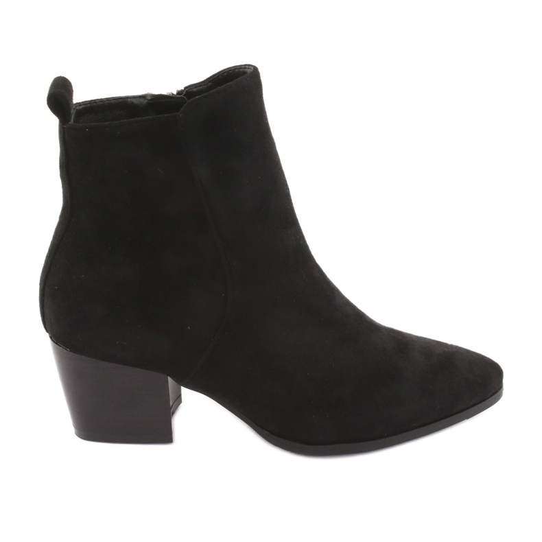 Bottines en daim noires Filippo 922 le noir