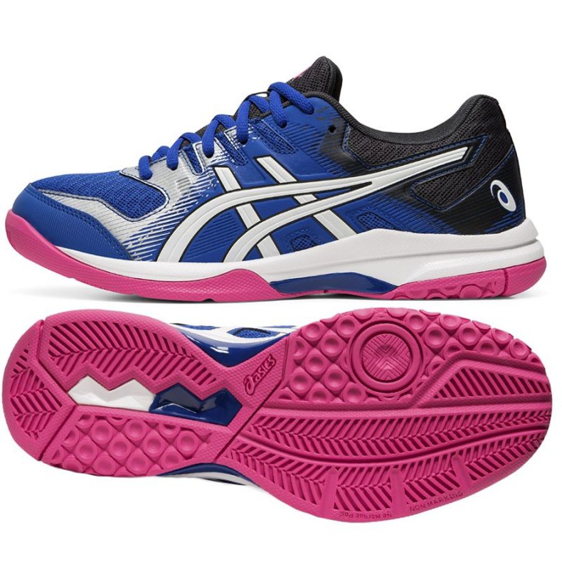 Asics Gel-Rocket 9 W 1072A034-400 chaussures de volley-ball bleu Asics Gel-Rocket 9 W 1072A034-400 chaussures de volley-ball bleu