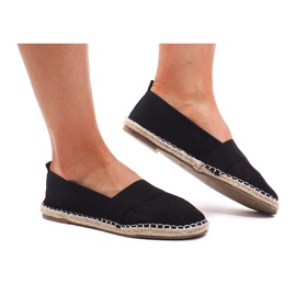 Baskets Espadrilles Ajourées 188-38 Noir le noir