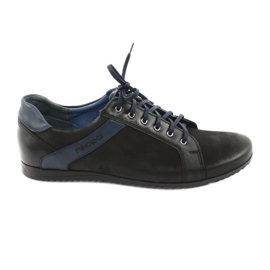 Nikopol Chaussures de sport pour hommes noir bleu marine
