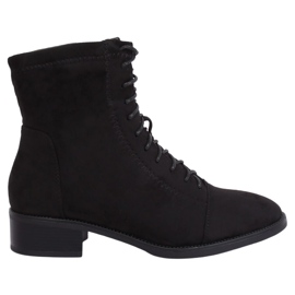 Bottines à lacets noires 3127 Noir