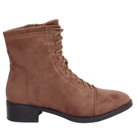 Bottines à lacets, beige 3127 Kaki Bottines à lacets, beige 3127 Kaki