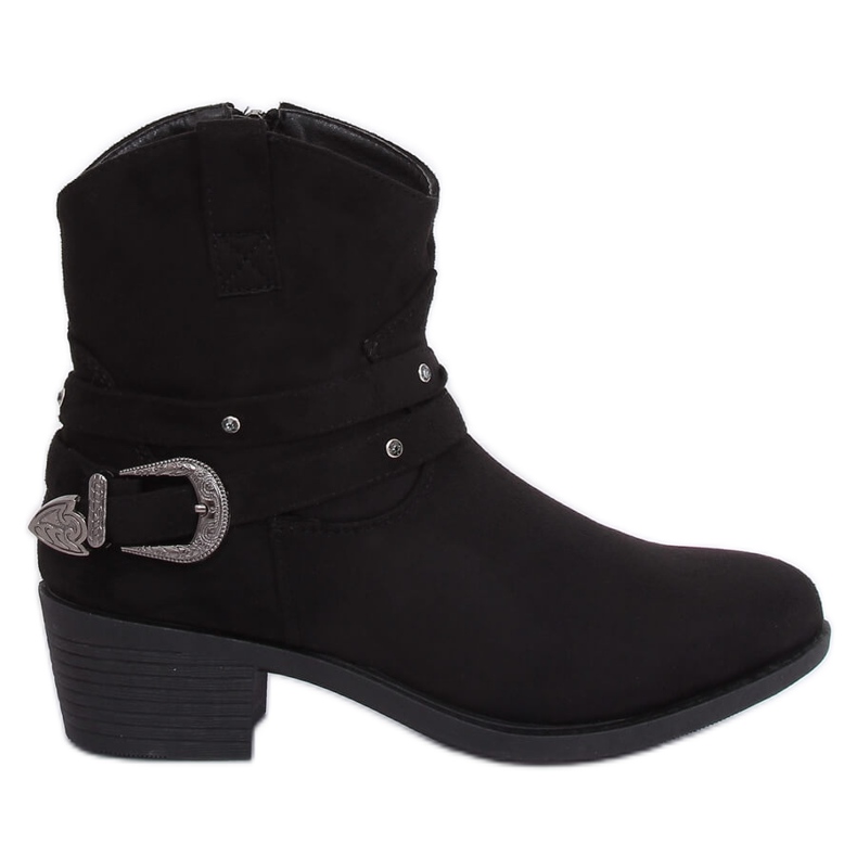 Bottes de cowboy noires pour femmes 8035-GA Noir le noir