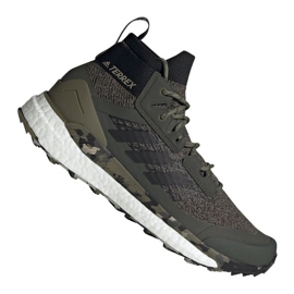 Chaussures de randonnée adidas Terrex Free Hiker M EF0774 noir gris multicolore vert