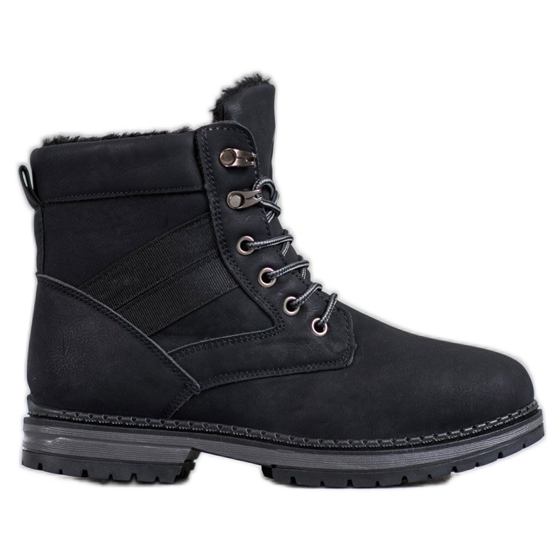 SHELOVET Bottes d'hiver noires le noir