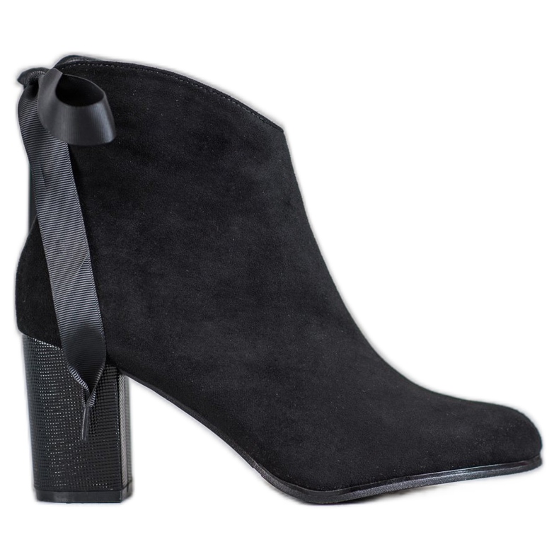 Filippo Bottes noires élégantes le noir