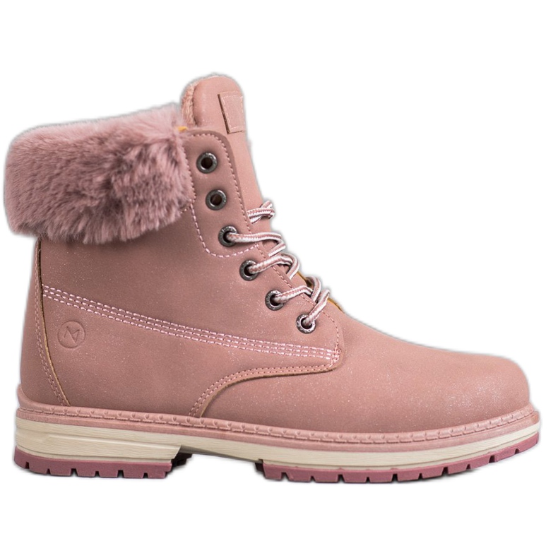 Bottes à paillettes MCKEYLOR rose