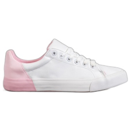 Bestelle Baskets en cuir écologique blanc