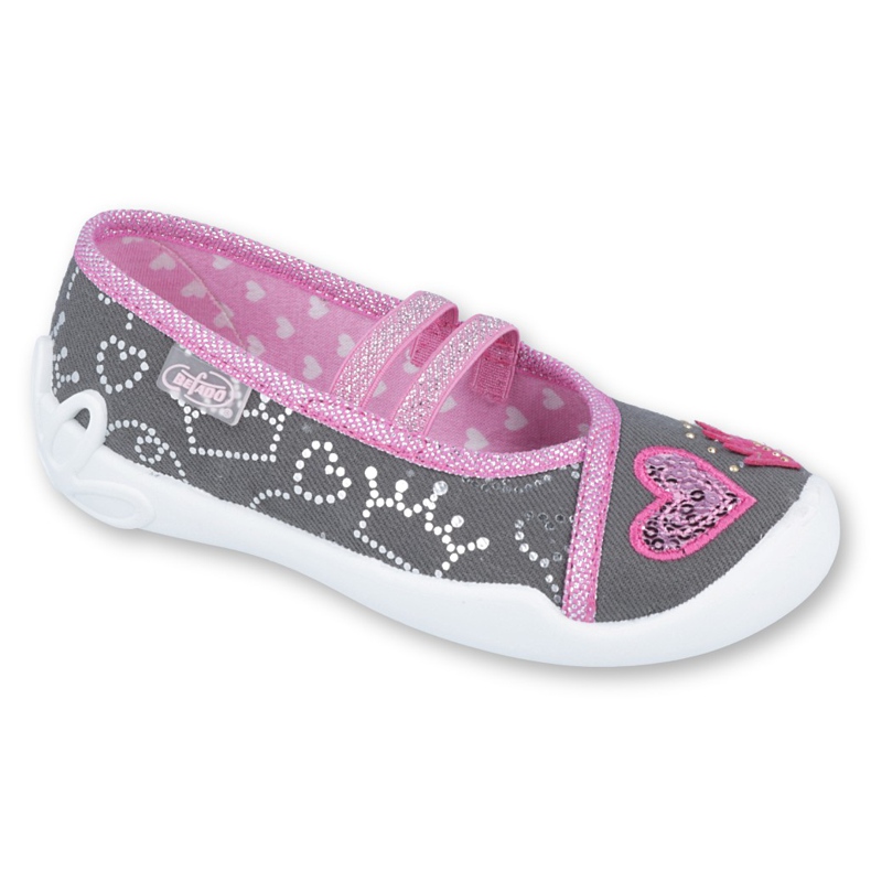 Chaussures enfant Befado 116X257 rose gris