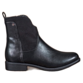 Filippo Bottes noires confortables le noir