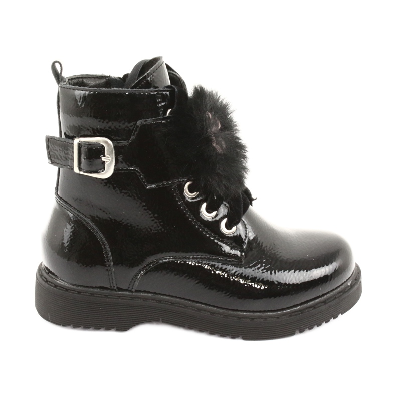 Bottes vernies d'Evento 1438 canettes le noir