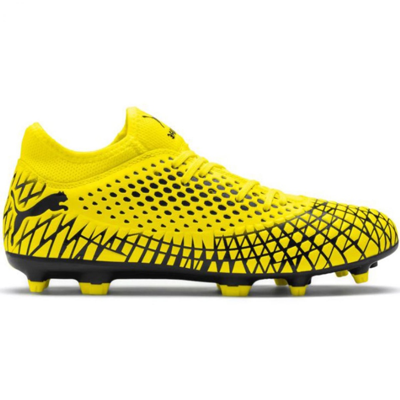 Chaussures de football Puma Future 4.4 Fg Ag M 105613 03 jaune jaune
