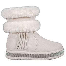 SHELOVET Bottes de neige à franges brun SHELOVET Bottes de neige à franges brun