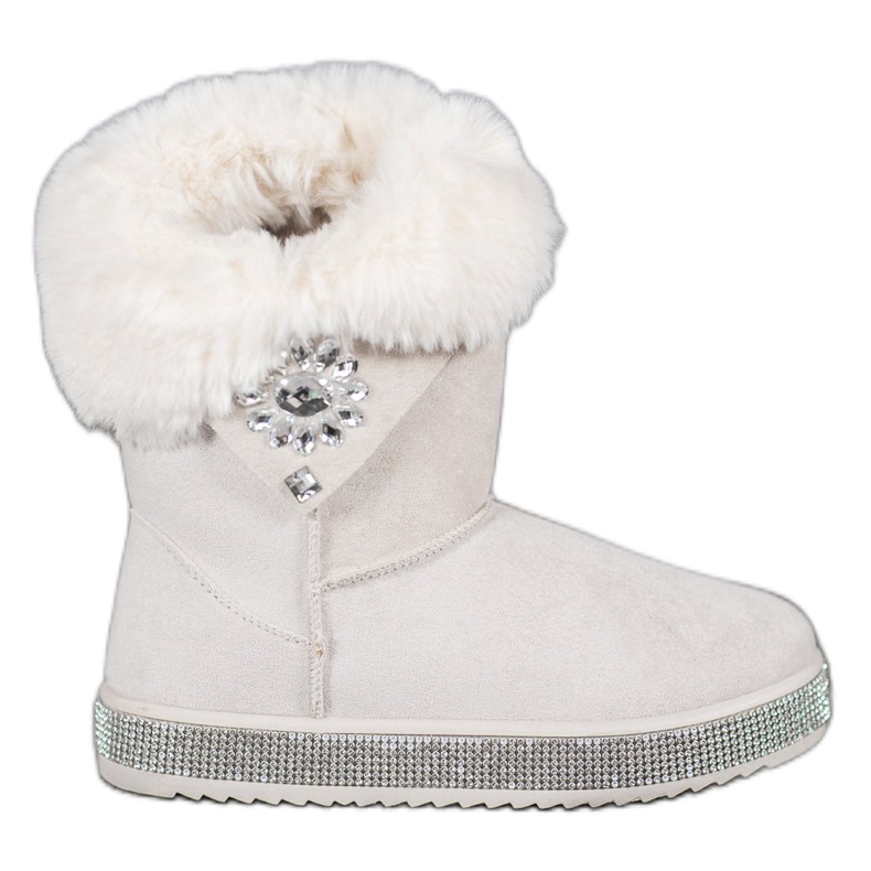 SHELOVET Bottes de neige avec zircone cubique brun SHELOVET Bottes de neige avec zircone cubique brun