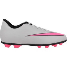 Chaussures de football Nike Mercurial Vortex Ii FG-R Jr 651642-060 gris blanche