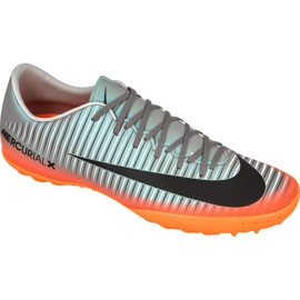 Nike MercurialX Victory Vi CR7 Tf M 852530-001 chaussures de football multicolore gris