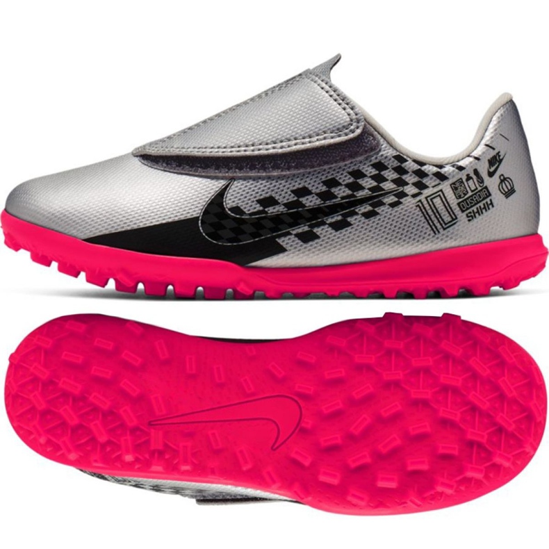 Chaussure Nike Mercurial Vapor 13 Club Tf Neymar Jr AT8176 006 gris gris