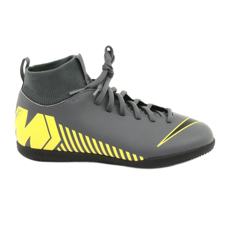 Chaussures d'intérieur Nike Mercurial Superfly X 6 Club Ic Jr AH7346-070 gris