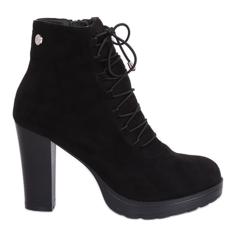 Noir BK3235 Bottines compensées noires le noir