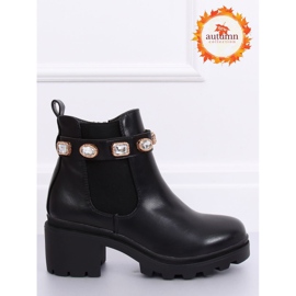Bottines Chelsea noires, noires HE107 Noir le noir Bottines Chelsea noires, noires HE107 Noir le noir