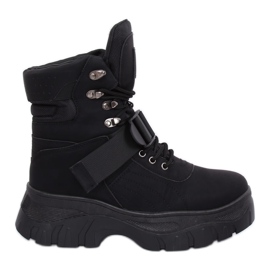 Noir HE117P Chaussures noires le noir