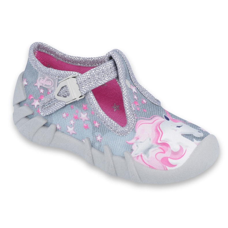 Chaussures enfant Befado 110P363 rose gris