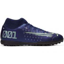 Nike Mercurial Superfly 7 Club Mds Tf M BQ5437-401 chaussures de football bleu marin bleu marin