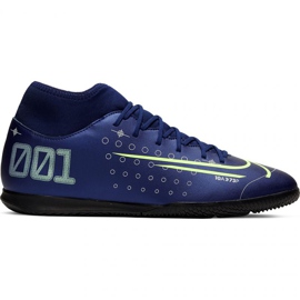 Chaussures d'intérieur Nike Mercurial Superfly 7 Club Mds Ic Jr BQ5417-401 bleu marin bleu Chaussures d'intérieur Nike Mercurial Superfly 7 Club Mds Ic Jr BQ5417-401 bleu marin bleu