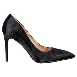 SHELOVET Épingles en satin noir