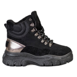 Bottines VICES à lacets le noir