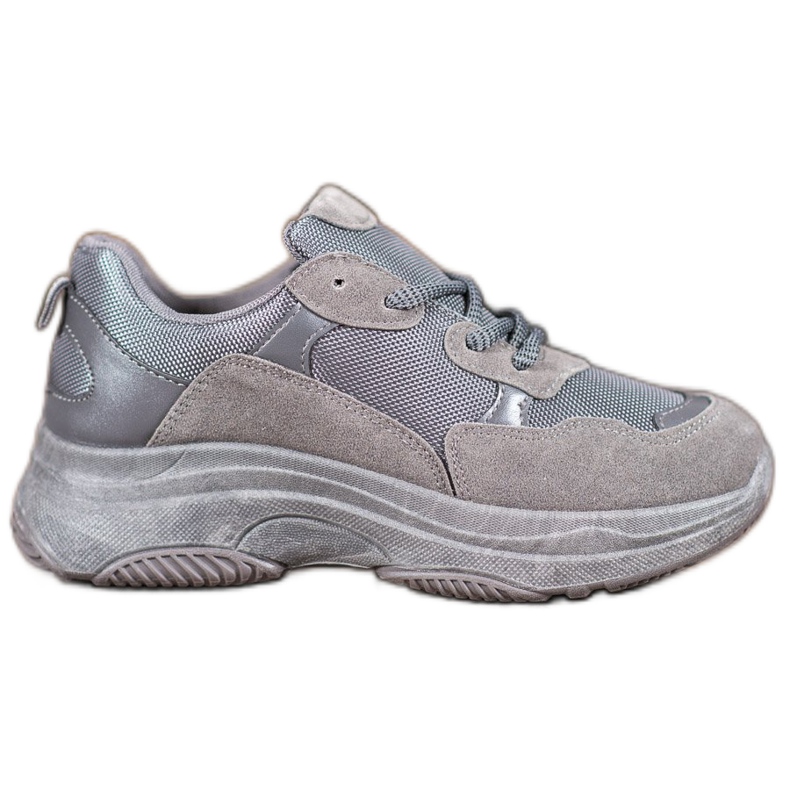 SHELOVET Chaussures de sport grises