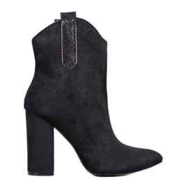 Santiags en daim VICES le noir