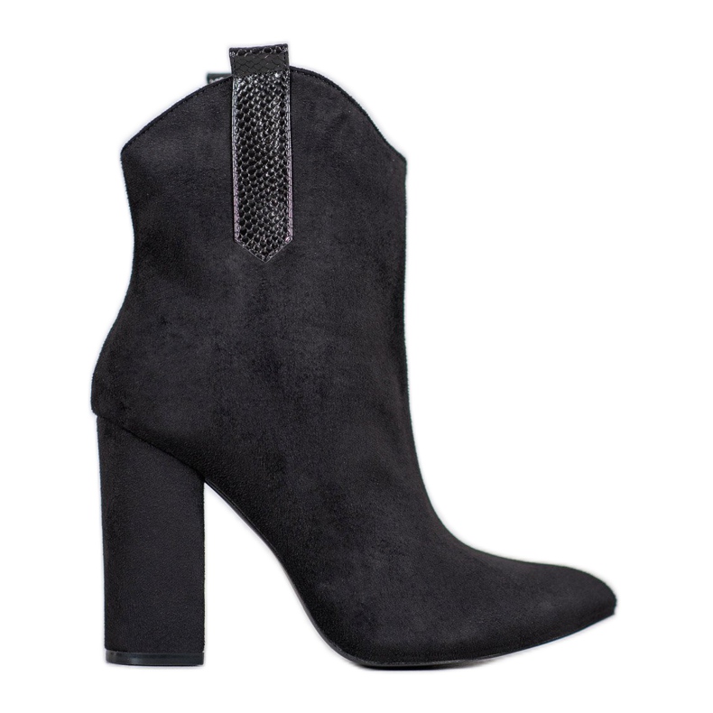 Santiags en daim VICES le noir