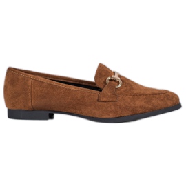 Mocassins en daim VICES brun
