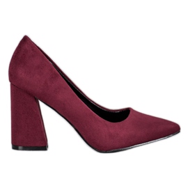 Escarpins VICES bordeaux rouge