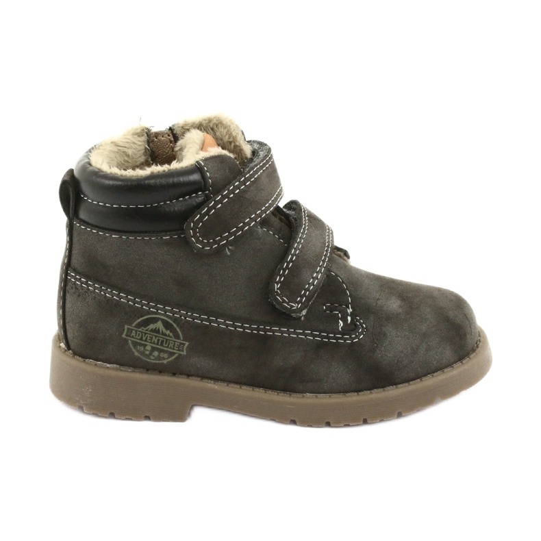 Bottes Timberki avec Velcro American Club GC43 gris