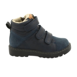 Bottes Timberki avec Velcro American Club GC40 bleu marine