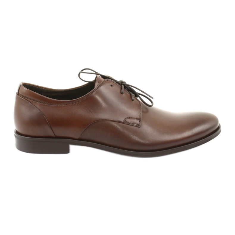 Pilpol Chaussures formelles en cuir masculin 1609 marron brun Pilpol Chaussures formelles en cuir masculin 1609 marron brun