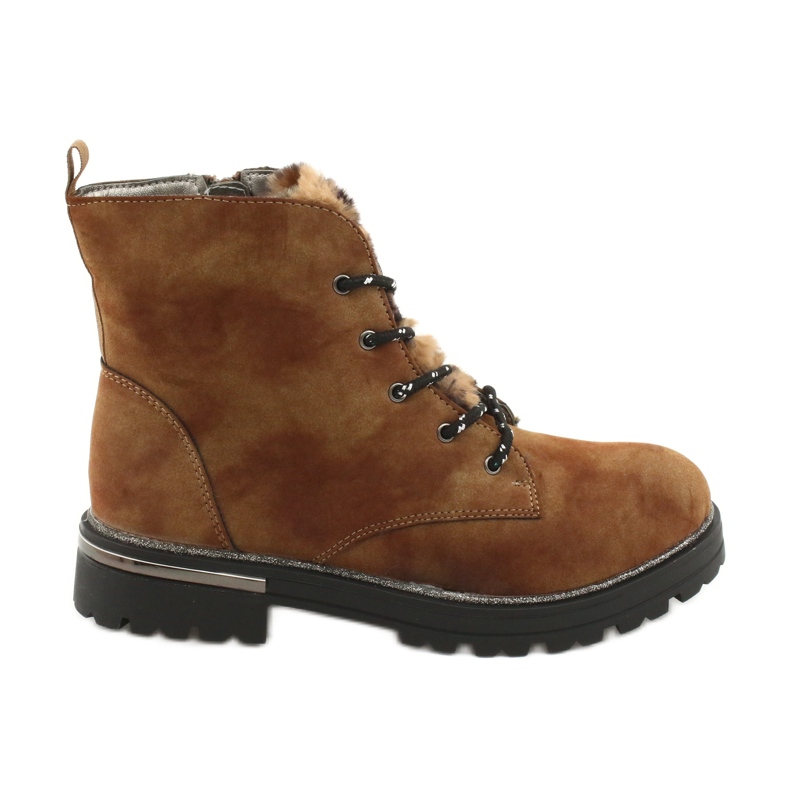 American Club Bottes de filles GC33 Boots bruns
