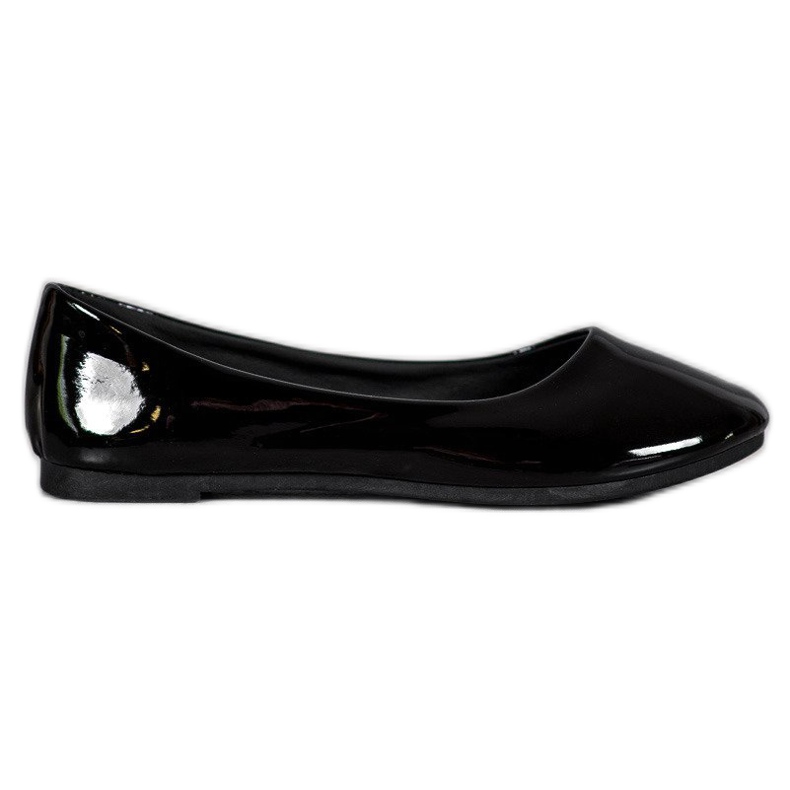 Ballerines VICES laquées le noir