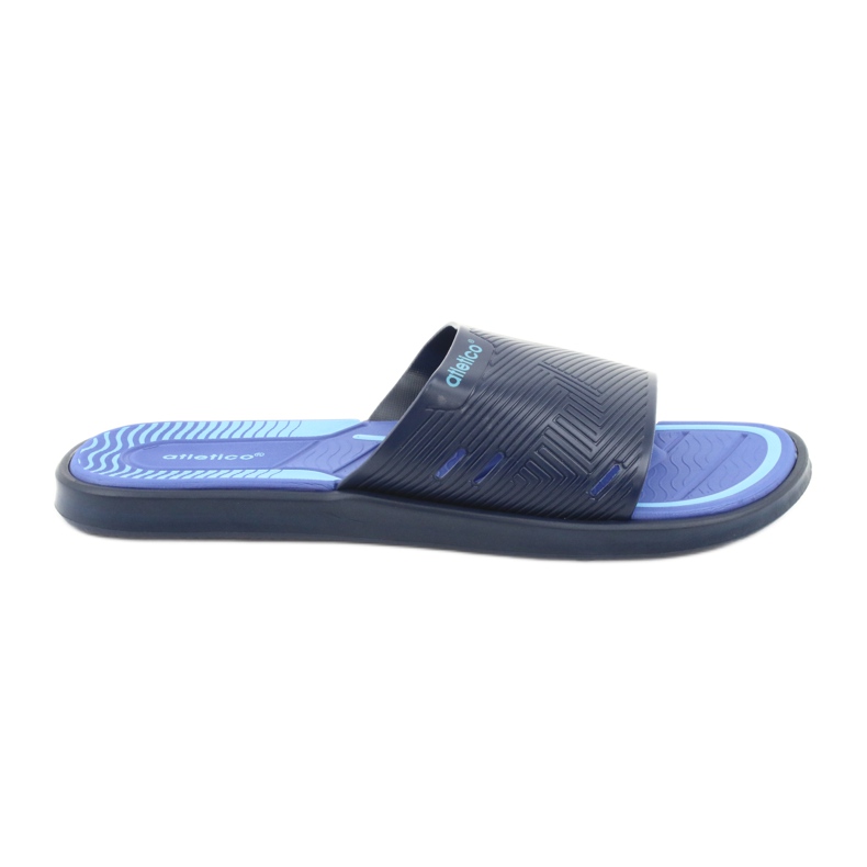 Chaussons homme Atletico bleu marine pour la piscine